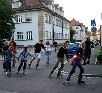 Skatenight Forchheim am 4.8.2005